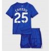 Camisa de time de futebol Chelsea Moises Caicedo #25 Replicas 1º Equipamento Infantil 2025-26 Manga Curta (+ Calças curtas)